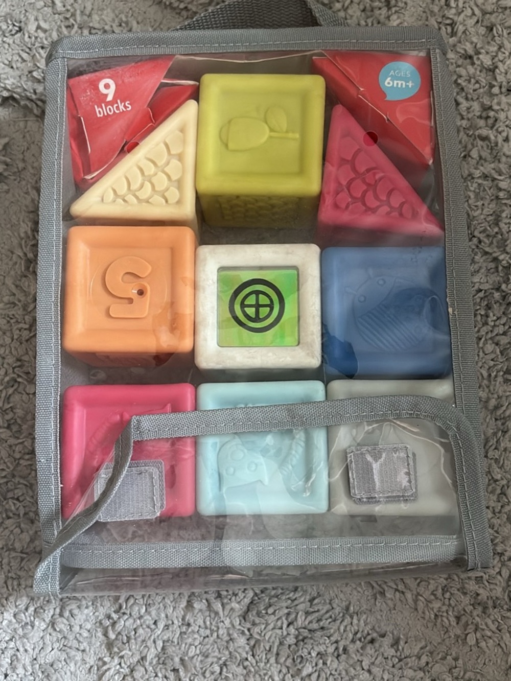 Skip Hop Squeak and Squeeze soft blocks